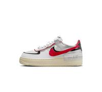NIKE FN6335-100 Air Force 1 Shadow Mujer White/Gym Red-Black-Metallic Silver EU 40.5