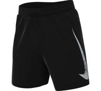 Nike Form Swoosh FZ1066-010 - Pantalones Cortos para Hombre, versátiles Dri-Fit, sin Forro, Aprox. 18 cm, Color Negro/Blanco, Talla M