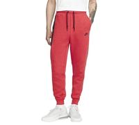 Nike Forro Polar Tech Pantalón de Entrenamiento, Lt Univ Red Htr/Black, Large para Hombre