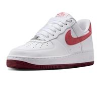 NIKE Air Force 1 '07, Sneaker Hombre, White Adobe Team Red Dragon Red, 38 EU