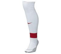 Nike FQ8253-103 Strike Dri-FIT Socks Unisex WHITE/UNIVERSITY RED/UNIVERSITY RED Tamaño L