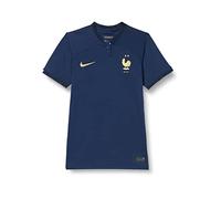 NIKE France DN0764 Season 2022/23 Official T-Shirt, Camiseta Mujer, Midnight Navy/Metallic Gold, XS
