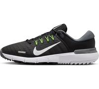 Nike Free Golf, Zapatos con Cordones Mujer, Black White Iron Grey Volt, 38.5 EU