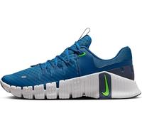Nike Free Metcon 5 - Zapatillas de Entrenamiento para Hombre, Color Azul y Verde, Court Blue Green Strike Thunder Blue, 43 EU
