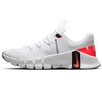 NIKE Free Metcon - Zapatillas de fitness para hombre, White Bright Crimson Black 100, 43 EU