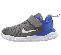 Nike Free RN 2018 (TDV), Zapatillas de Estar por casa Unisex niños, Multicolor (Gunsmoke/White/Signal Blue/Thunder Grey 005), 21 EU