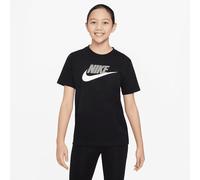 Nike Camiseta FZ5178-010 NSW Futura HBR Niño Negra Talla L