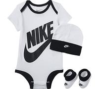 Nike Futura Logo 3pc Set Camiseta, Blanco (White), (Talla del Fabricante: 74/80) Unisex Niños