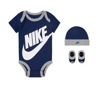 Nike Futura Logo - Conjunto de 3 body para niños (talla 74/80), color azul