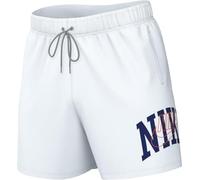 NIKE FV5136-100 Club Shorts Hombre White/Safety Orange Tamaño S