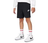 NIKE FZ5512-010 K NSW Club Knit Short 6IN LBR Shorts Boy's Black/White Tamaño M