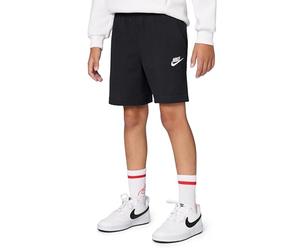 NIKE FZ5512-010 K NSW Club Knit Short 6IN LBR Shorts Boy's Black/White Tamaño XS