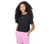 Nike FZ5559-010 G NSW tee Boxy ESSNTL LBR T-Shirt Girls Black Tamaño M