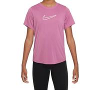 NIKE FZ5600-646 One Fitted T-Shirt Mujer Magic Flamingo/White Tamaño L