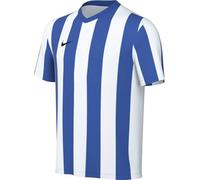NIKE FZ9341-101 Y NK DF STRP DVSN V JSY SS Sweatshirt Unisex White/Royal Blue/Black Tamaño XL