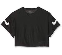 Nike G Nk Dry SS GFX Studio Top Camiseta de Manga Corta, Niñas, Black/(White), M