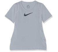 Nike G NP Top SS Camiseta de Manga Corta, Niñas, Cool Grey/(Black), M