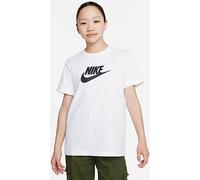 Nike G NSW tee Futura SS Boy T-Shirt, White/Black, 152 Girl'S