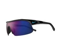 Nike Gafas de sol unisex Show X1, 5818010, lentes de espejo negro/azul, talla única, 5818010 Black/Blue Mirror Lens, Talla única