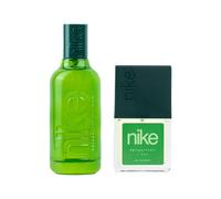 NIKE - Ginger Tonic Promoción 100 ml + 30 ml, Colonia Hombre, Pack 2 Productos, Perfume Formato Spray, Eau de Toilette Natural y Masculina, Aroma Cítrico y Floral, Fragancia Fresca y Duradera