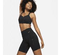 Nike Go Mallas cortas de 20 cm de talle alto con bolsillos - Mujer - Negro XXS (EU 30)