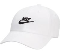 Nike Club Gorra Futura Wash sin estructura - Blanco S/M