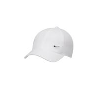 NIKE FB5372-100 U NK DF Club Cap U CB MTSWSH L Hat Unisex Niños Blanco/Plata Metalizado Tamaño M/L