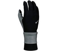 Nike Guantes de Correr para Mujer Transform, Negro/Gris, XS