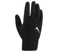 Nike Guantes de Forro Polar para niños One Therma-Fit, para Correr, Entrenamiento, Fitness, Invierno, cálidos, Color Negro/Blanco, Talla M