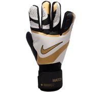 Nike - Guantes de portero Match, Unisex, Black-White-Metallic gold coin, 11