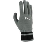 Nike Guantes para Hombre Knit Tech and Grip Graphic 3.0 Running Training Fitness Grip Guantes de Invierno Gris/Negro/Blanco, M