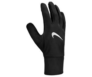 Nike Guantes térmicos para Hombre, Forro Polar, para Correr, Entrenamiento, Fitness, Invierno, cálidos, Negro/Blanco, XL