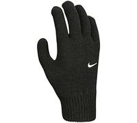NIKE Guantes Unisex para Adultos YA Swoosh Knit 2.0, Negro, S/M