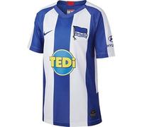 Nike Hbsc Y Nk BRT Stad JSY SS Hm Football T-Shirt, Unisex niños, White/(Varsity Royal) (Full Sponsor), XS