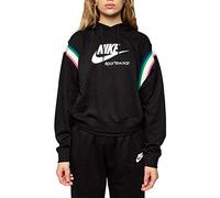 Nike Heritage Po - Sudadera con Capucha para Mujer, Mujer, Sudadera con Capucha, CU5923, Negro/Sail/Blanco., XX-Large