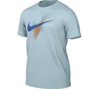 Nike Herren Sportswear tee 6mo Swoosh Top, Azul (Glacier Blue), Small Hombres