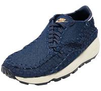 NIKE HF1759-400 Air Footscape Woven Hombre Denim/Wheat Gold-Obsidian-Coconut Milk EU 40.5