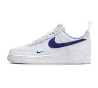 Nike HF3836-100 Nike Air Force 1 '07 Hombre White/Deep Royal Blue-LT Photo Blue EU 42.5