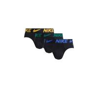 Calzoncillos Nike Hip Brief 3Pk Blck-Gme Ryl/Mlchte/Uni Gld-Zoom Wb XL