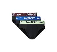 Nike Hip Brief 3PK Ropa Interior, Blk-BRLY Volt/GME RYL/Burg CRH WB, L Hombre