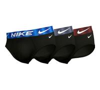 NIKE Hip Brief 3pk Ropa Interior, Blk-gm Ryl/Ash Slt/Bur Crsh Pix WB, S para Hombre