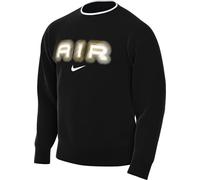NIKE HM0177-010 M NSW SW Air Crew FLC BB,Black Sweatshirt Hombre Black/Metallic Gold Tamaño XS