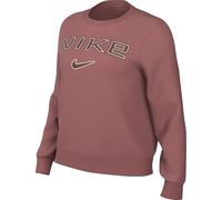 NIKE HM9754-634 Sportswear Phoenix Fleece Sweatshirt Mujer Canyon Pink/Lt Orewood Brn/Red Sepia Tamaño L