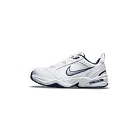 Nike Hombre Air Monarch IV, White/Metallic Silver, 48.5 EU