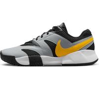 Nike Hombre Court Lite 4 Cly, Zapatos de Tenis, Black Laser Orange Wolf Grey White, 42.5 EU