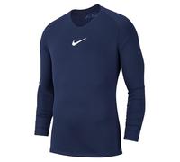 Nike Camiseta de manga larga para hombre Midnight Navy/Blanco Talla S
