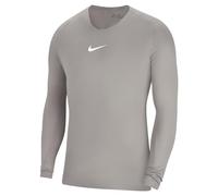 NIKE Hombre Long Sleeved t-Shirt, Pewter Grey/White, M