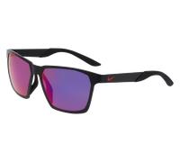Nike Hombre NIKE MAVERICK VALOR IF0963X 011 Gafas de sol Metal Negro Viola Cuadrada Normal Specchiato