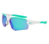 Nike Hombre Nike NIKE CLOAK DUO EV24036 907 Gafas de sol Bio-inyección Plata Verde Cuadrada Normal Espejo