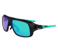 Nike Hombre Nike NIKE FLYFREE SOAR EV24001 011 Gafas de sol Bio-inyección Negro Verde Máscara Normal Espejo